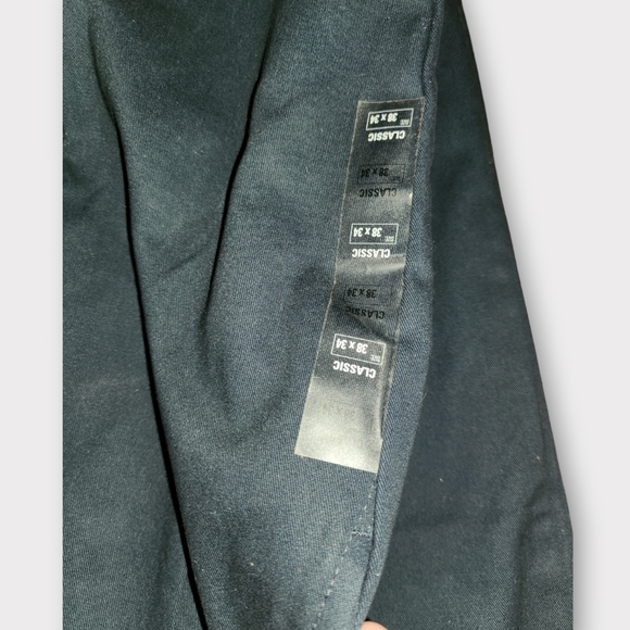 NWT Croft&Barrows men's navy blue pants, classic 38/34 - Picture 7 of 7